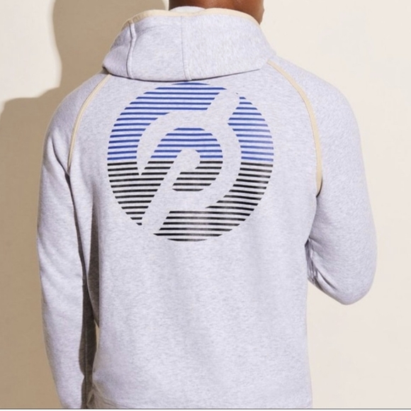 Rhone x Peloton Gray Full Zip Cotton Blend Hoodie Sweatshirt Size XL - Picture 11 of 12